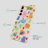 Seashell Pup Bloom Samsung Galaxy S23+(Plus) Case