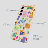 Seashell Pup Bloom Samsung Galaxy S24+(Plus) Case