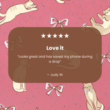 Bubblegum Pink Purrfection iPhone 13 Pro Case