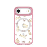 Clear Purrfection iPhone Air Case With Petal Pink Ridge (MagSafe included)