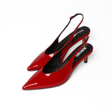 YOKO Slingbacks Red Patent 5 cm