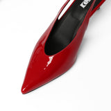 YOKO Slingbacks Merlot Pony 5 cm