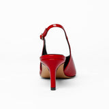 YOKO Slingbacks Red Patent 5 cm