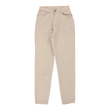 512 Levis Jeans - 24W UK 6 Beige Cotton