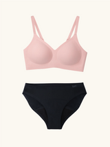 Heather Pink Bra & Panty Bundle Set