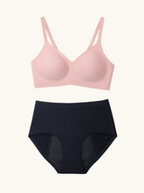 Heather Pink Bra & Panty Bundle Set