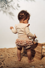 Pink baby girl's body with Strawberry