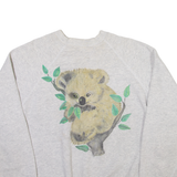 SWEET APPAREL Koala Womens Sweatshirt Grey 2XL