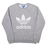 ADIDAS Mens Sweatshirt Grey S