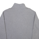 NAUTICA Mens Sweatshirt Grey 1/4 Zip L