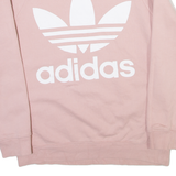 ADIDAS Womens Sweatshirt Pink UK 10