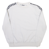 FILA Womens Sweatshirt White UK 10
