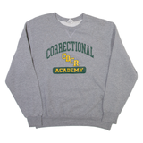 RUSSELL ATHLETIC Correctional Academy Mens Sweatshirt Grey L