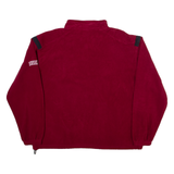 NCAA Indiana Hoosiers Mens Sweatshirt Maroon 1/4 Zip USA XL