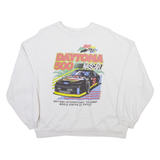 NASCAR Daytona 500 Mens Sweatshirt White USA S