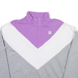 FILA Womens Sweatshirt Grey 1/4 Zip M