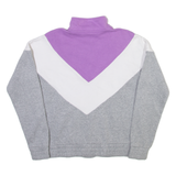 FILA Womens Sweatshirt Grey 1/4 Zip M