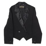 JEAN LOUIS DE PARIS Womens Blazer Jacket Black Wool 80s S