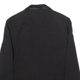 JEAN LOUIS DE PARIS Womens Blazer Jacket Black Wool 80s S