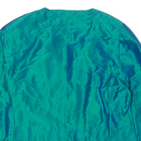 Womens Blazer Jacket Green 90s L