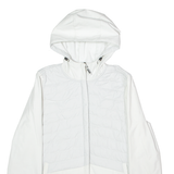 NEW BALANCE Womens Shell Jacket White Hooded S