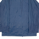 HELLY HANSEN Mens Rain Coat Blue 90s Hooded 2XL