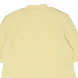 DELMOD INTERNATIONAL Womens Blazer Jacket Yellow Viscose 80s UK 14