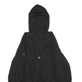 CALVIN KLEIN Womens Parka Jacket Black Hooded L