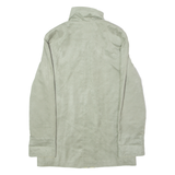 BIAGGINI Womens Overcoat Coat Green Faux Suede UK 6