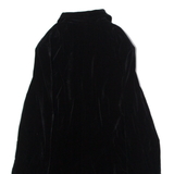 ALAIN FIGARET Womens Trench Coat Black Velvet UK 10