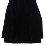 ALAIN FIGARET Womens Trench Coat Black Velvet UK 10