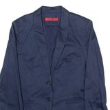 HUGO BOSS Afrona Womens Blazer Jacket Blue UK 6