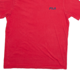 FILA Mens T-Shirt Red S
