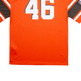 NFL 46 Cleveland Browns Mens Jersey Orange USA V-Neck XL
