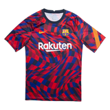 NIKE Barcelona Mens Football Shirt Jersey Red S