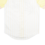 KARL KANI Womens Jersey White USA Button Neck S