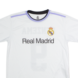 REAL MADRID #9 Benzema Fan Mens T-Shirt White Crew Neck M