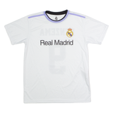 REAL MADRID #9 Benzema Fan Mens T-Shirt White Crew Neck M