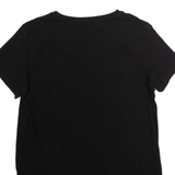 PUMA Womens T-Shirt Black Crew Neck UK 14