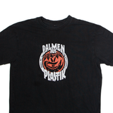 Pal-men Plastik Mens Band T-Shirt Black Crew Neck L