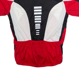 CRANE SPORTS Cycling Mens Jersey Red 1/4 Zip M