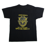 GILDAN US Army Special Forces Green Berets Mens T-Shirt Black USA Crew Neck M