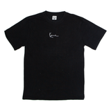 KARL KANI Mens T-Shirt Black Crew Neck XL