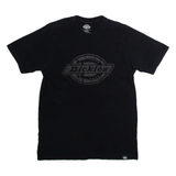 DICKIES Mens T-Shirt Black Crew Neck XS