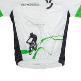 89 SPORTS National Park Bike-Marathon Full Zip Cycling Mens Jersey White S