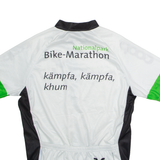 89 SPORTS National Park Bike-Marathon Full Zip Cycling Mens Jersey White S