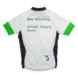 89 SPORTS National Park Bike-Marathon Full Zip Cycling Mens Jersey White S