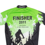 CRAFT Full Zip Cycling Mens Jersey Green High Neck M