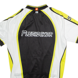 OWAYO Full Zip Cycling Mens Jersey White High Neck M