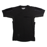 PITCHFORK SYSTEMS Range Master Mens T-Shirt Black Crew Neck Cashmere S